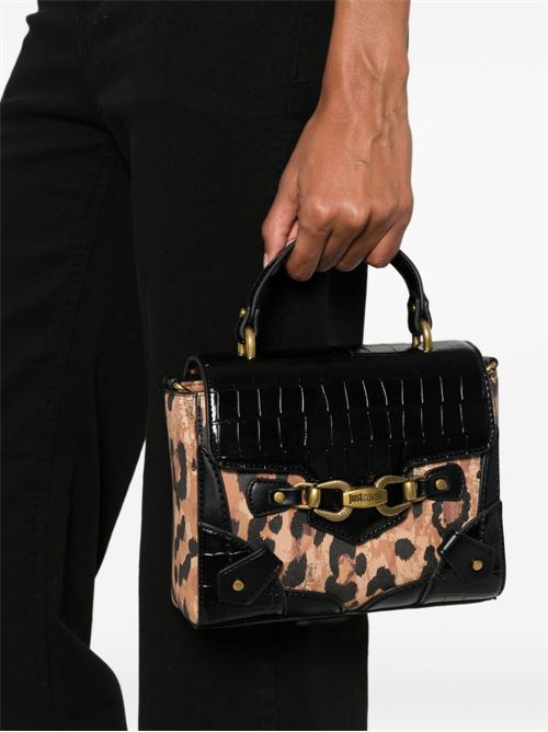 borsa donna a mano leopardata JUST CAVALLI | 79RA4BH3ZSD23QL7